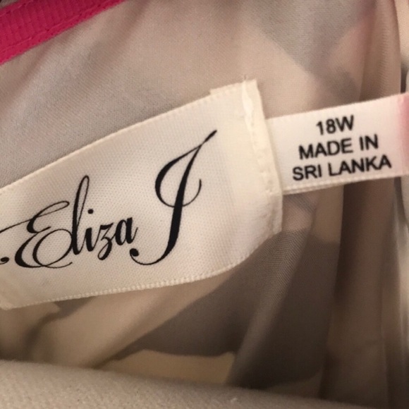 Eliza J black and white geometric dress size 18W - Picture 4 of 4